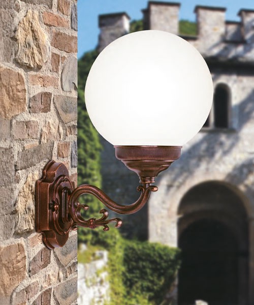 MORETTI Amalfi 220 Lampada da parete da esterno