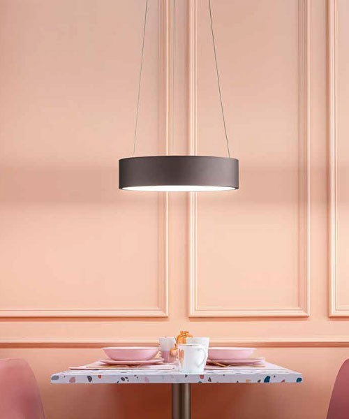 AFFRALUX Band Diodi 2070 Lampada a sospensione a Led D. 45cm 4 Colori