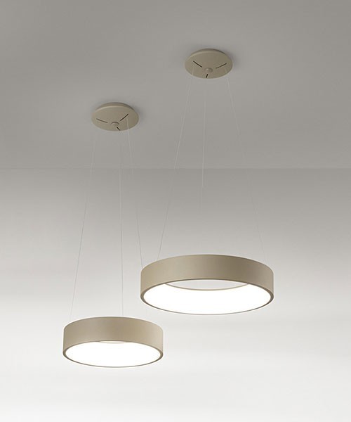 AFFRALUX Band Diodi 2074NG Lampada a sospensione a Led D. 108cm 4 Colori