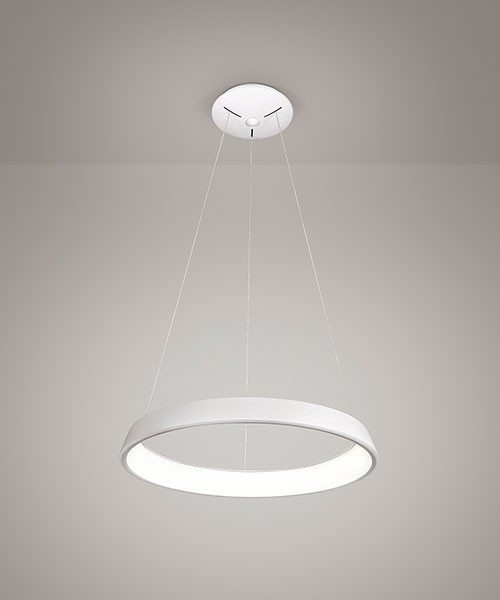 AFFRALUX Anelli Diodi 2050 Lampada a sospensione a Led D. 60cm 2 Colori