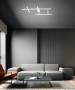 PERENZ Net 8090 B CT Lampada da Soffitto Moderna Led 2 Colori