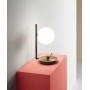 IDEAL-LUX Birds TL1 Lampada da tavolo in vetro