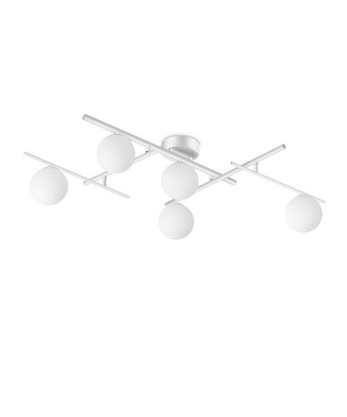 IDEAL-LUX Atlas PL5 Plafoniera in vetro 3 Colori