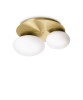 IDEAL-LUX Ninfea PL2 Plafoniera in vetro 2 Colori