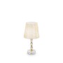IDEAL-LUX Queen TL1 Medium Lampada da tavolo classica in cristallo