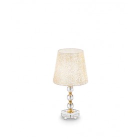 IDEAL-LUX Queen TL1 Medium Lampada da tavolo classica in cristallo