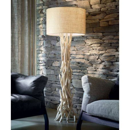 IDEAL-LUX Driftwood PT1 Lampada da terra in legno