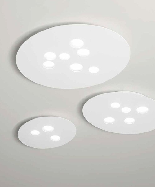 GEA LUCE Luna P/M Lampada da soffitto 2 Colori