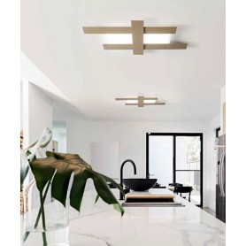 GEA LUCE Doha P/G Lampada da soffitto a LED 4 Colori