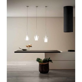 GEA LUCE Ofelia Mini S/12 Lampada a Sospensione in vetro 7 Colori