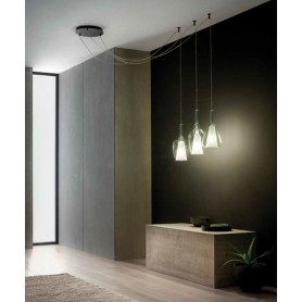 GEA LUCE Ofelia Mini S/11 Lampada a Sospensione in vetro 7 Colori