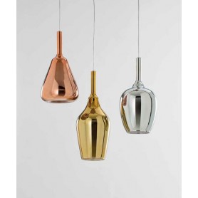 GEA LUCE Ofelia S/12 Lampada a Sospensione in vetro 7 Colori