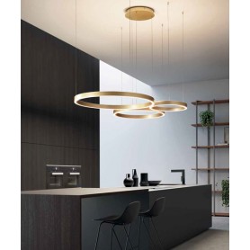 GEA LUCE Criseide SS/3D Lampada a Sospensione a LED 3 Colori