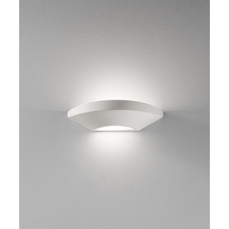 ISYLUCE Ventaglio Piccola Lampada da parete in Ceramica tinteggiabile