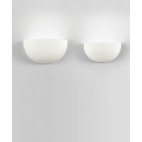 ISYLUCE Quarto Media Lampada da parete in Ceramica tinteggiabile