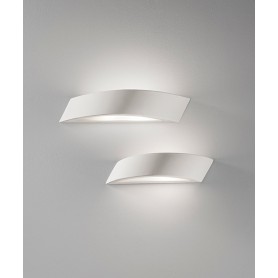 ISYLUCE Sbieco Piccola Lampada da parete in Ceramica tinteggiabile