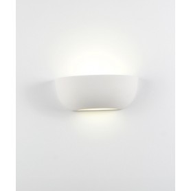 ISYLUCE Semiquarto Media Lampada da parete in Ceramica tinteggiabile