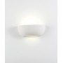 ISYLUCE Semiquarto Media Paintable Ceramic Wall Lamp