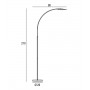 EXCLUSIVE LIGHT Arch Lampada da terra a LED 2 Colori