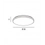 EXCLUSIVE LIGHT Coin T26 Lampada da soffitto a LED