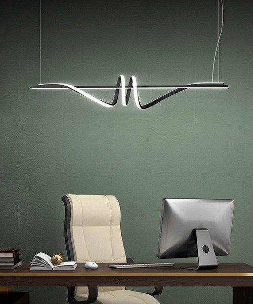 EXCLUSIVE LIGHT Curl Lampada a sospensione a LED 2 colori