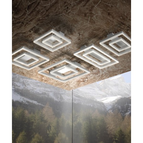 EXCLUSIVE LIGHT Frame Q35 Lampada da soffitto a LED