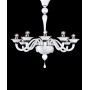 Mazzega1946 Fegalliano Pendant lamp in crystal color White/Black