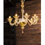 Mazzega1946 Fegalliano Pendant lamp in crystal color Gold