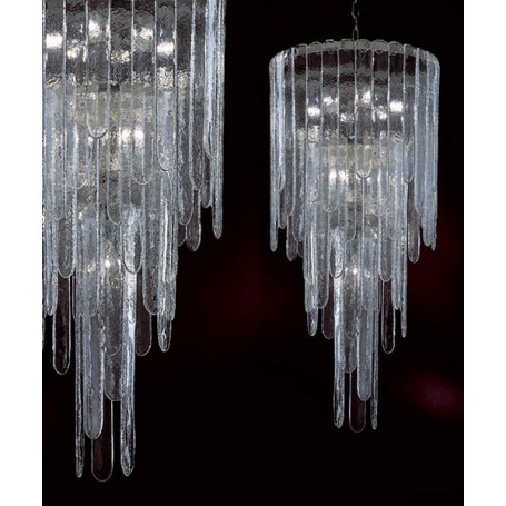 Mazzega1946 Water Fall Crystal pendant lamp