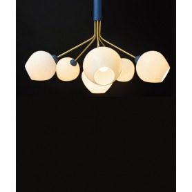 BRG Firenze Baronessa lights 5 + 1 chandelier 6 Lights 3 Finishes