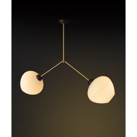 BRG Firenze Baronessa Ceiling lamp 2 Lights 3 Finishes