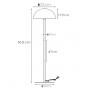 LUCIDE Siemon Floor lamp 4 Colors