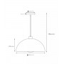 LUCIDE Siemon Suspension Lamp 4 Colors