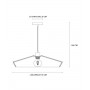 LUCIDE Yunkai D. 50 cm Suspension lamp