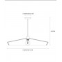 LUCIDE Yunkai D. 70 cm Suspension lamp