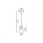 TOSCOT Battersea 977 Suspension lamp from Exterior 3 Colors