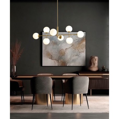 ACB Doris C382082O Lampada a sospensione in vetro