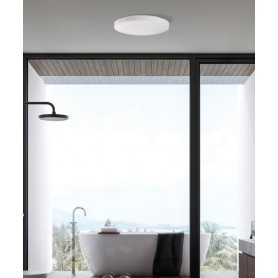 ACB Moon P09692OP Lampada da Soffitto E27 Bianco