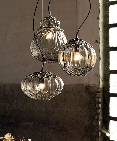 KARMAN Ginger SE116 Lampada a Sospensione In Vetro 2 Colori