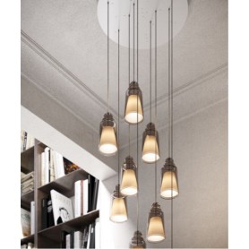 KARMAN AlibaGlass SE316C Glass Suspension Lamp 5 Colors