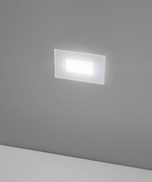 GEA LED Ges2041 Lampada Segnapassi ad Incasso da Esterno LED 2 Colori
