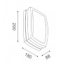 GEA LED GES301 Lampada da Soffitto per Esterno 4 Colori E27