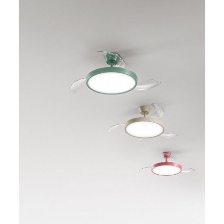 PERENZ Myra 7196 R CT Ventilatore da Soffitto LED 3 Colori