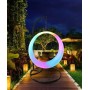 NEWMAJESTIC Hammy Sedia A Dondolo Da Esterno Led Ricaricabile