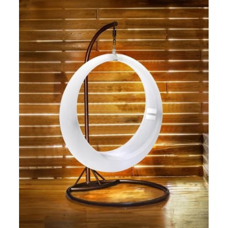 NEWMAJESTIC Hammy Sedia A Dondolo Da Esterno Led Ricaricabile