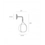 SOVIL Berta 98794 Lampada per Esterno da Parete LED