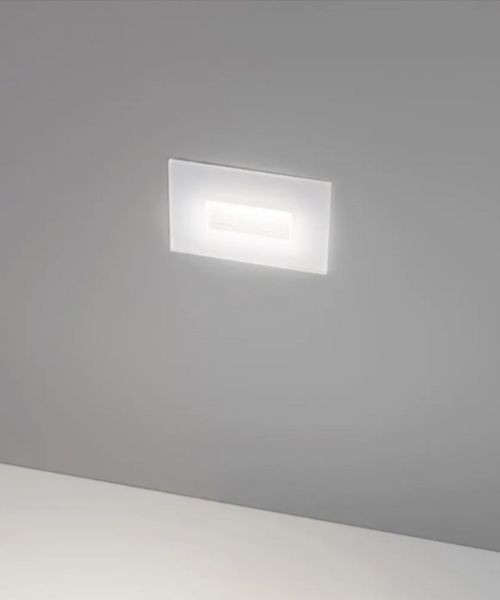 GEA LED Ges2051 Lampada Segnapassi ad Incasso da Esterno LED 2 Colori