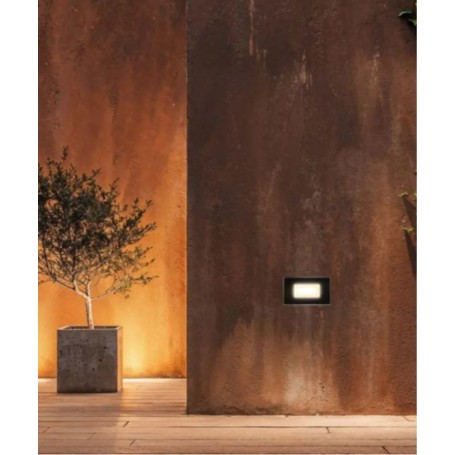 GEA LED Ges2051 Lampada Segnapassi ad Incasso da Esterno LED 2 Colori
