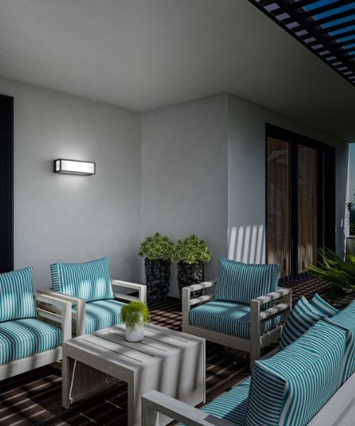 ISYLUCE DECO Large 522 Outdoor LED wall lamp 3 colors E27