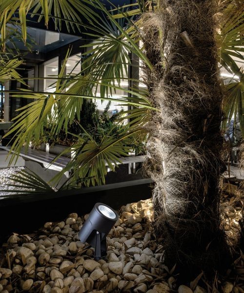 SOVIL Flora 98401/06 Adjustable spotlight with Ground Spike for Outdoor Black